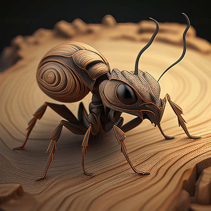 3D model Crematogaster daisyi (STL)